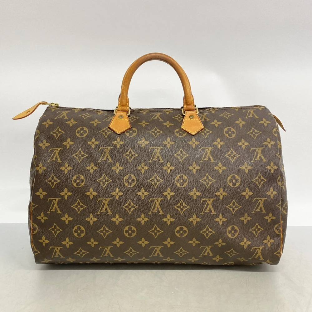 LOUIS VUITTON Brown Monogram Speedy 40 Bag - Picture 12 of 12